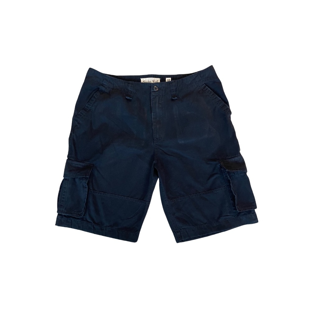Smoke Rise NY Men's Cargo Shorts-Black-Size 38
